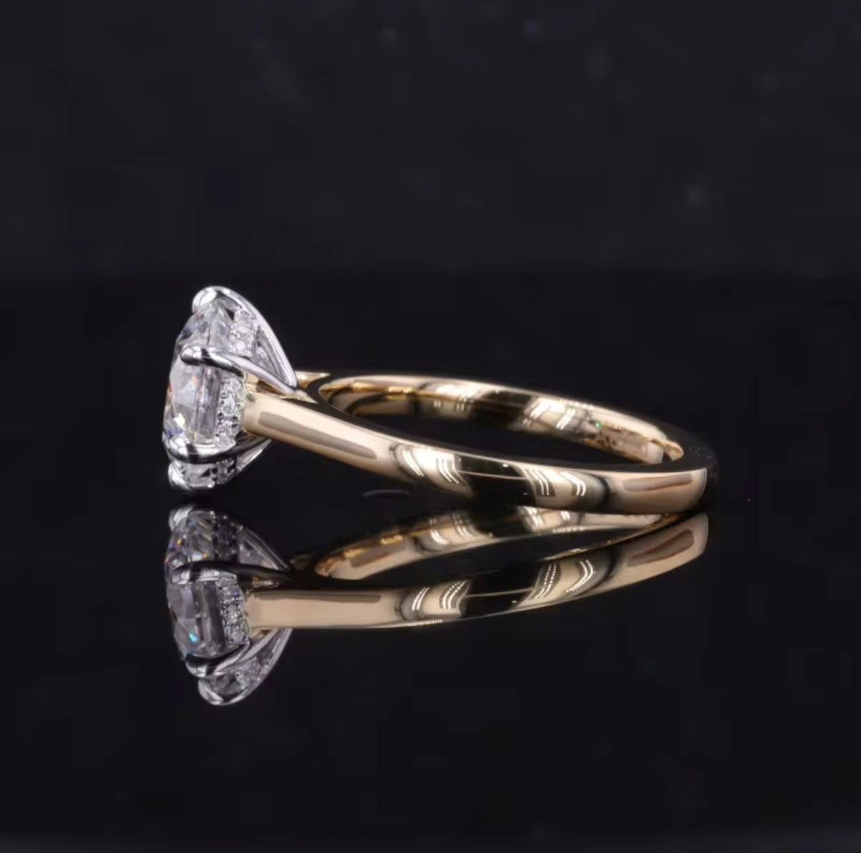 The “Cuore Mio” 2.0CT 14k gold diamond ring