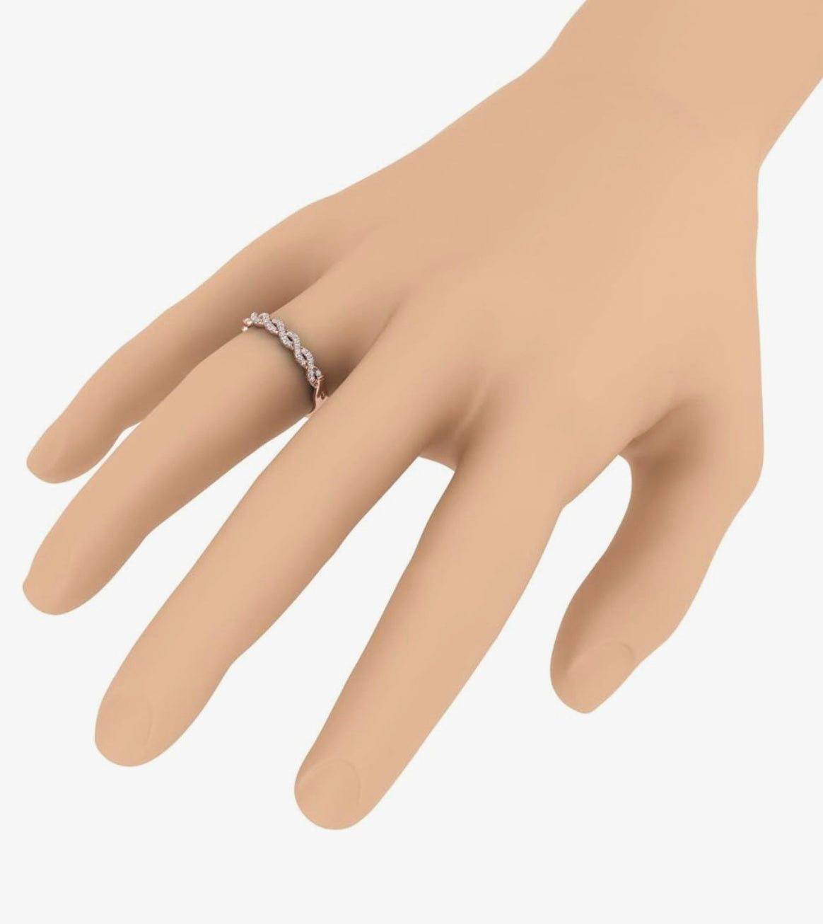 The “Avvolgere” 0.10CT 10k
