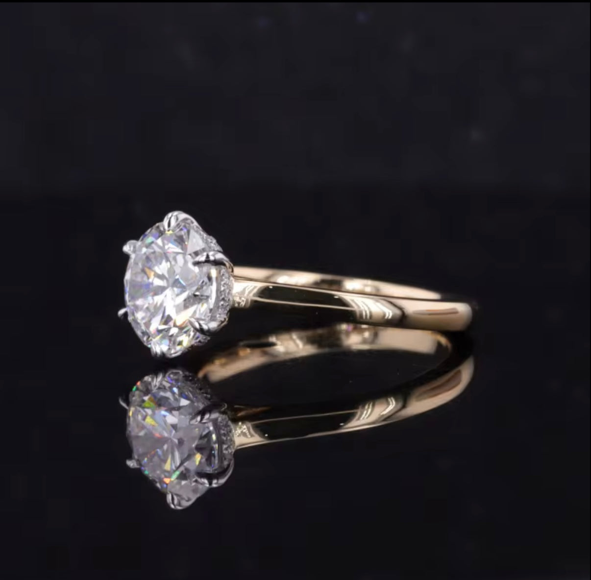 The “Cuore Mio” 2.0CT 14k gold diamond ring