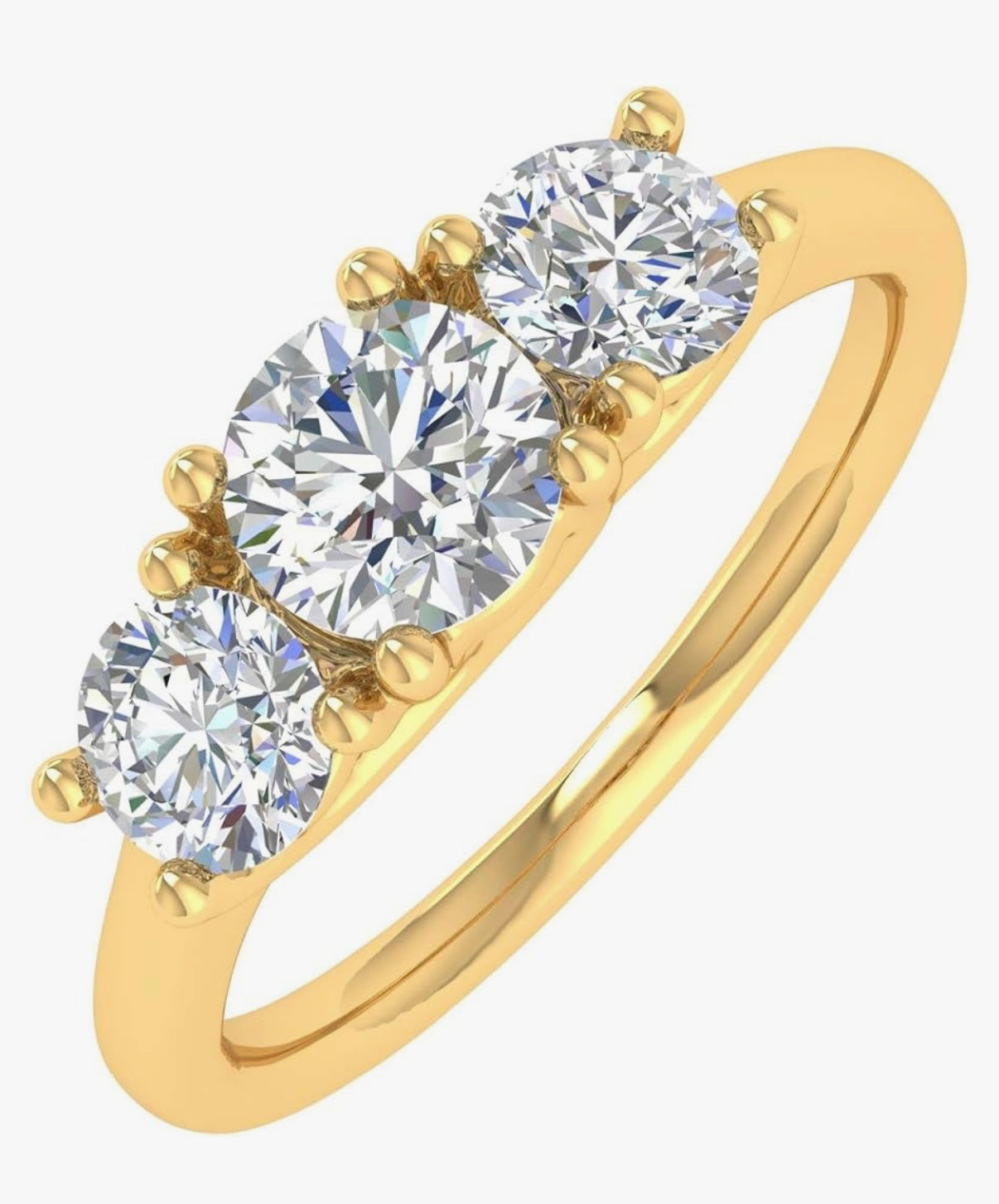 The “Triplicarsi” Yellow 1.0CT 14k diamond