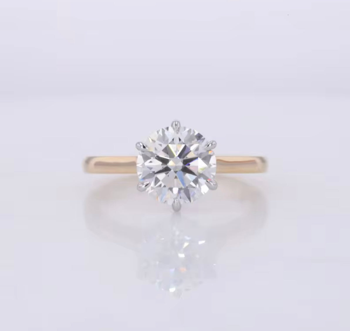 The “Cuore Mio” 2.0CT 14k gold diamond ring