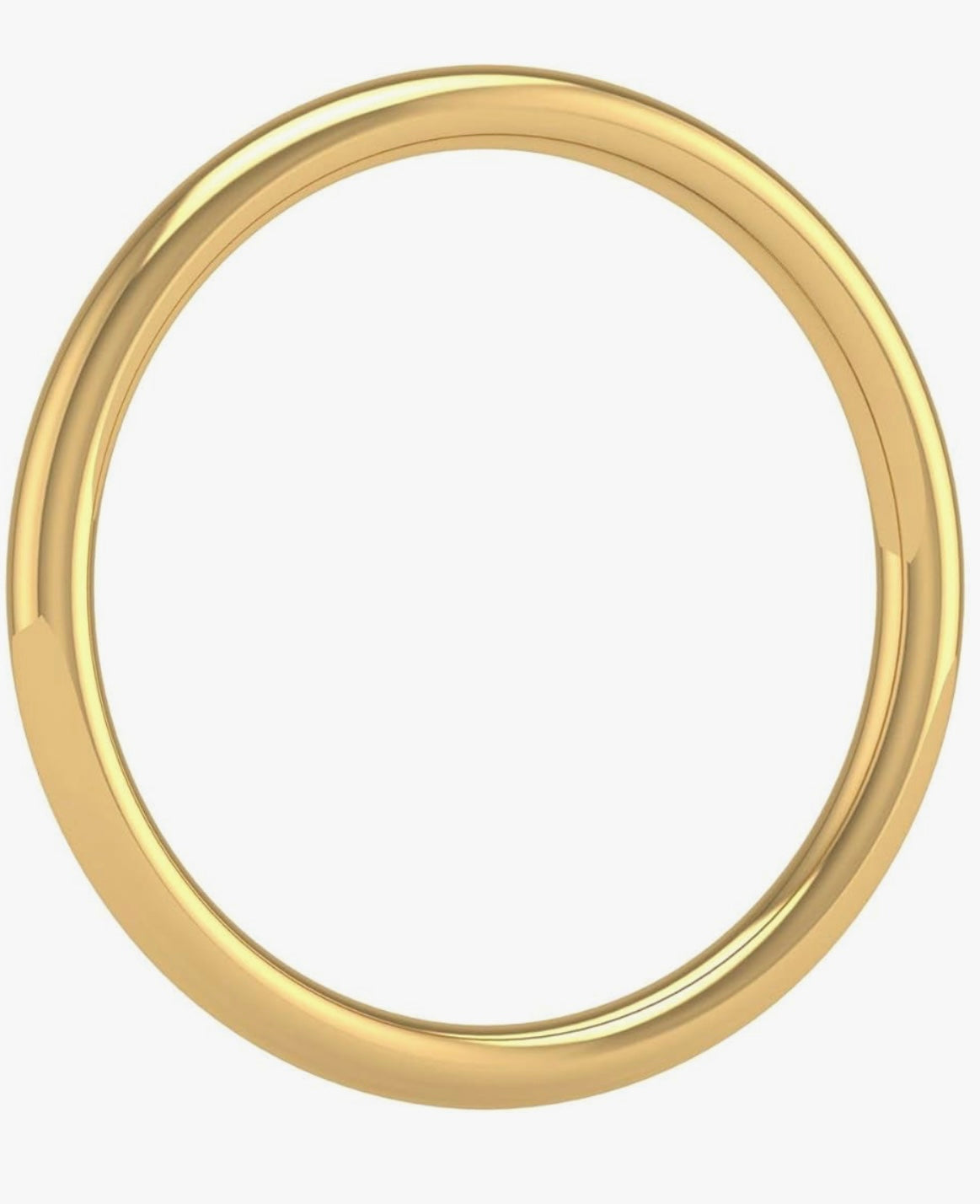 Vaows 14k Gold Classic Wedding Ring