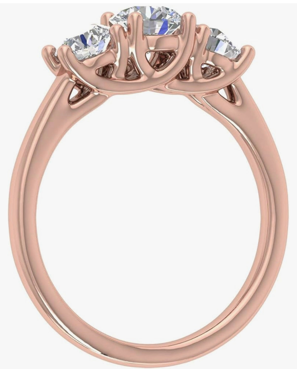 The “Triplicarsi” Rose 1.0CT 14k