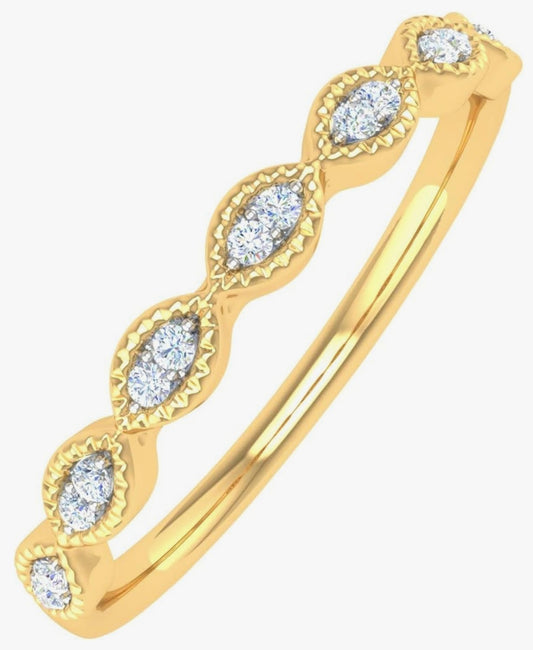 The “Magra” 0.04CT 10k gold ring