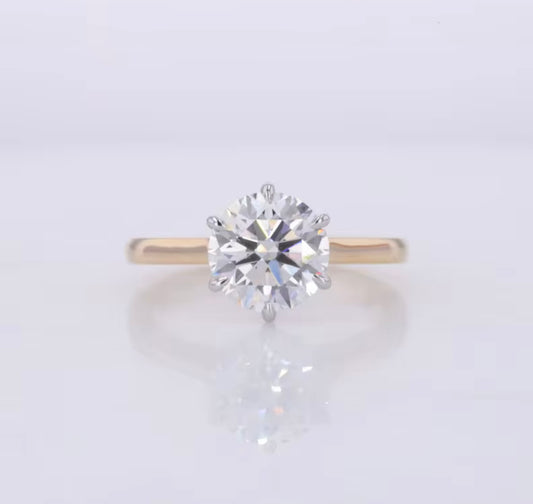 The “Cuore Mio” 2.0CT 14k gold diamond ring