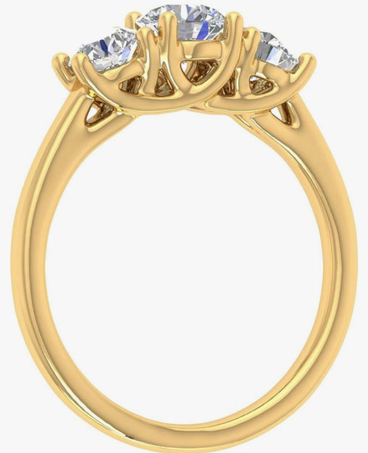The “Triplicarsi” Yellow 1.0CT 14k diamond