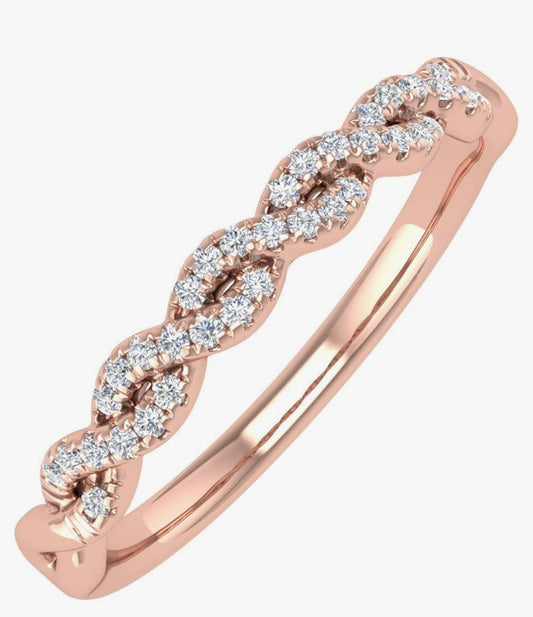 The “Avvolgere” 0.10CT 10k