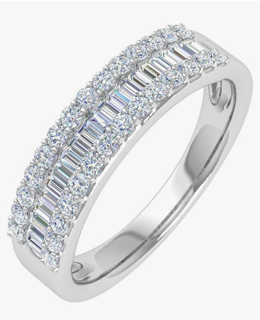 Squisito Diamond Baguette Ring Vaows Galleria 10k Gold